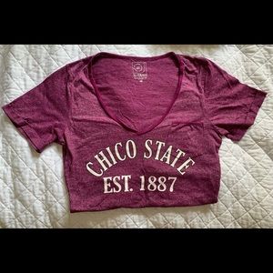 Chico State v-neck shirt good condition